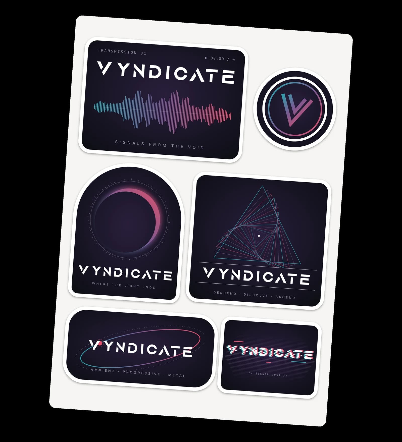 Pack de autocolantes